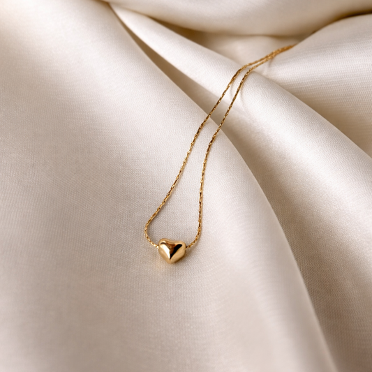 collar cadena lía dorado acero inoxidable joyería premium minimalista mujer Ecuador GLOWCHIC